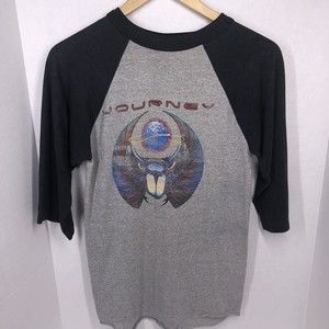 Vintage 80’s Journey Concert T-Shirt 1981 Tour Cleveland Blossom Music Festival